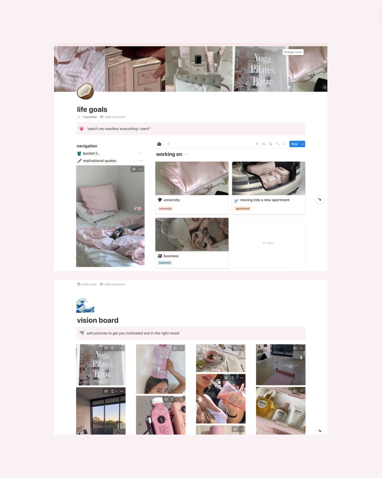 Ballerina Aesthetic Life Planner