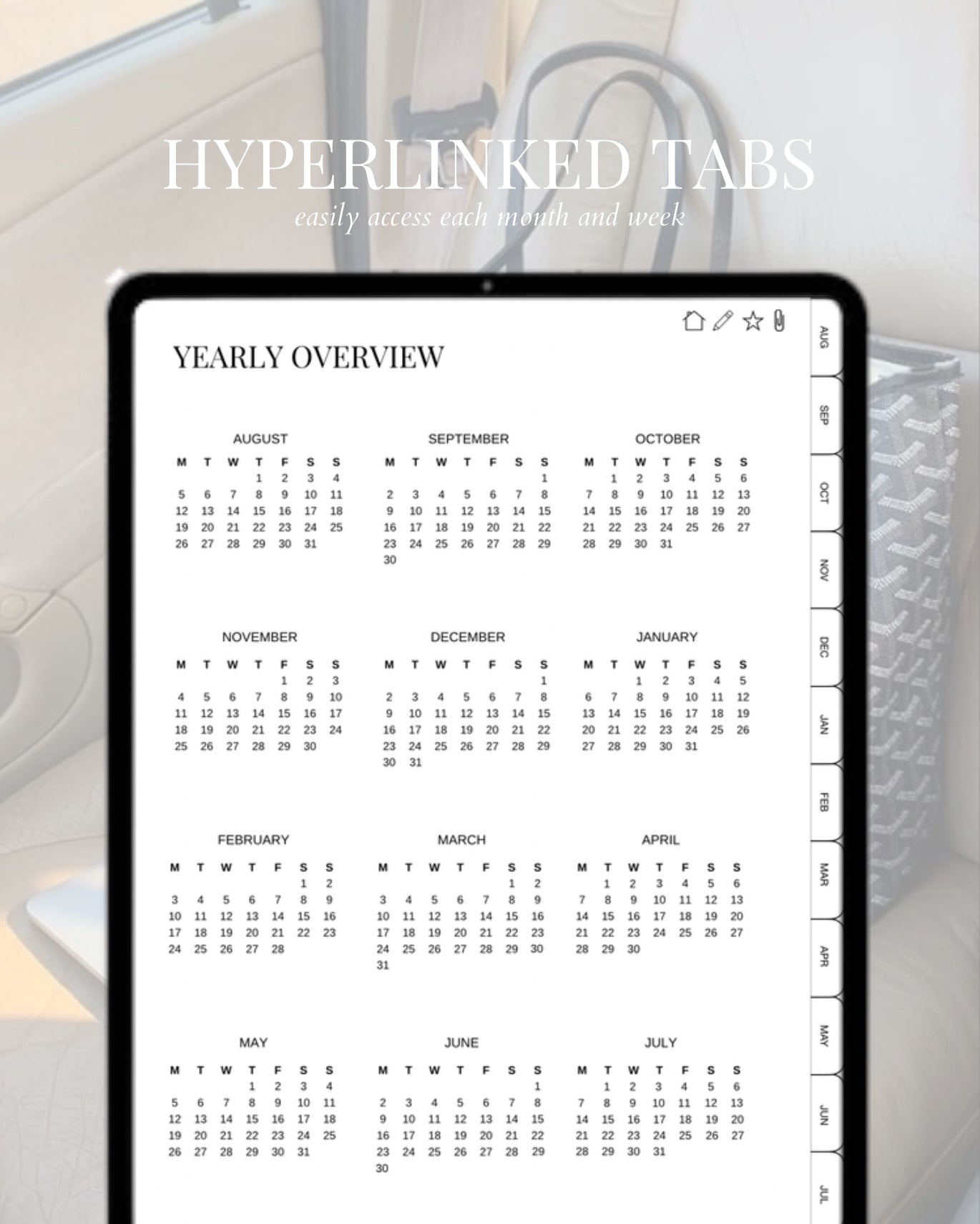 Aesthetic Goodnotes Student Planner