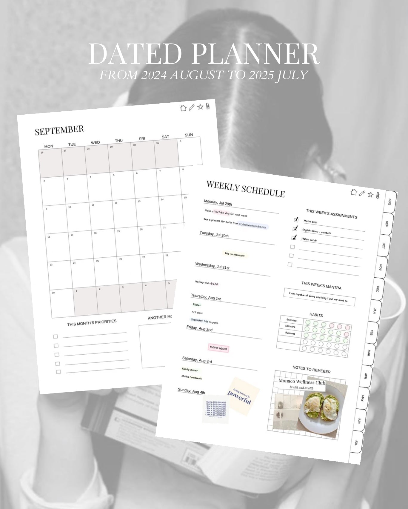 Aesthetic Goodnotes Student Planner