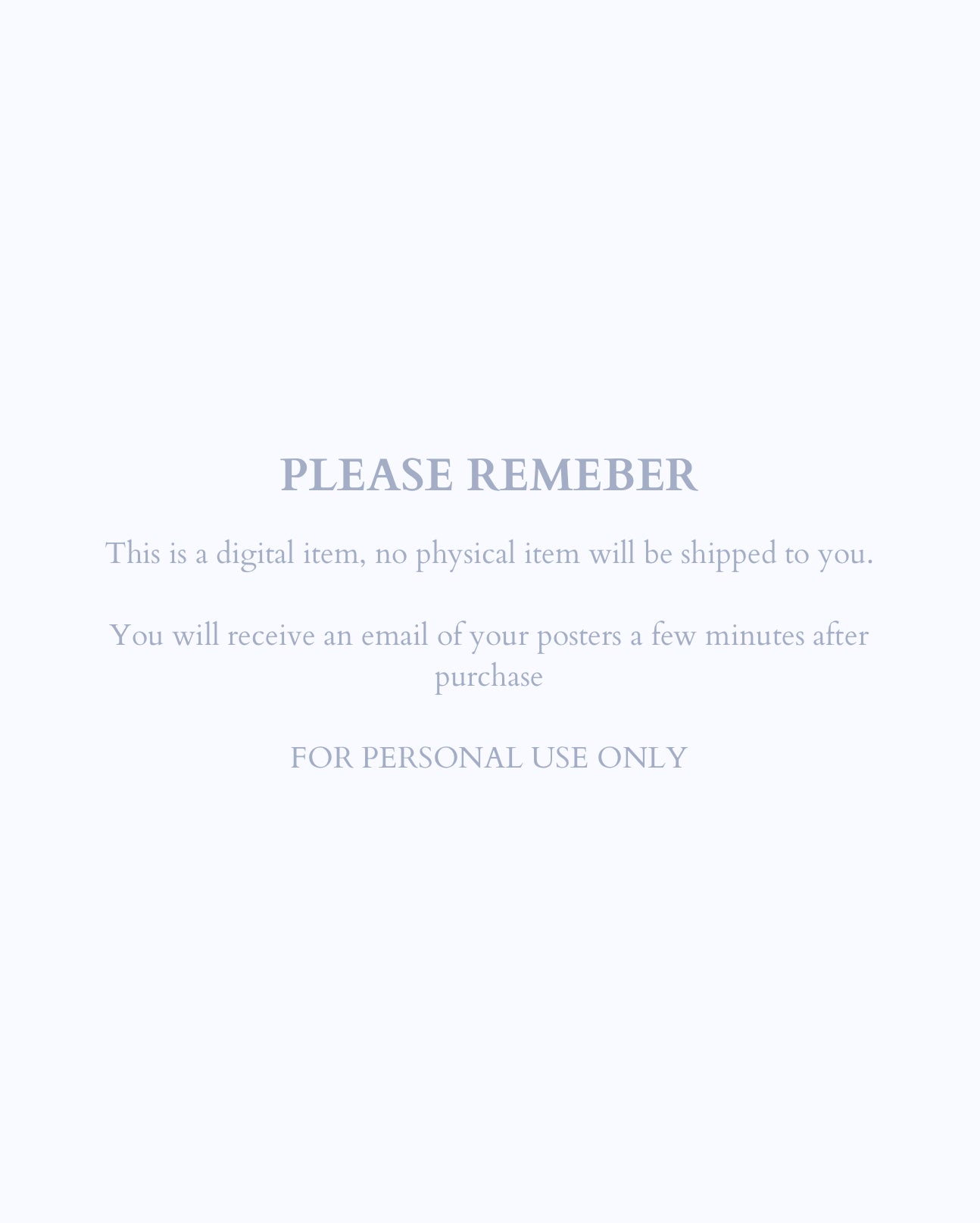 It Girl Reminder Poster