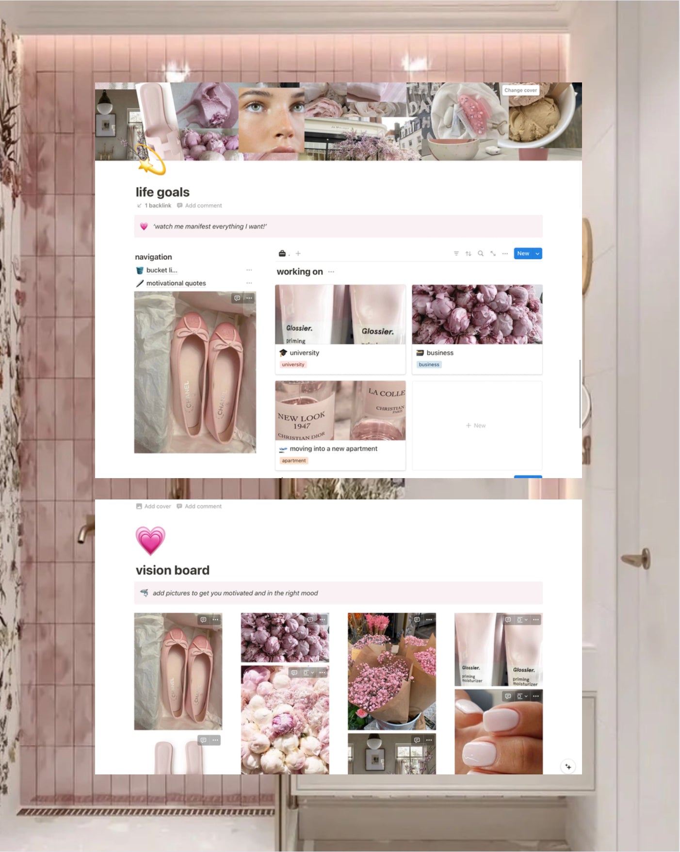 La Vie En Rose Life Planner