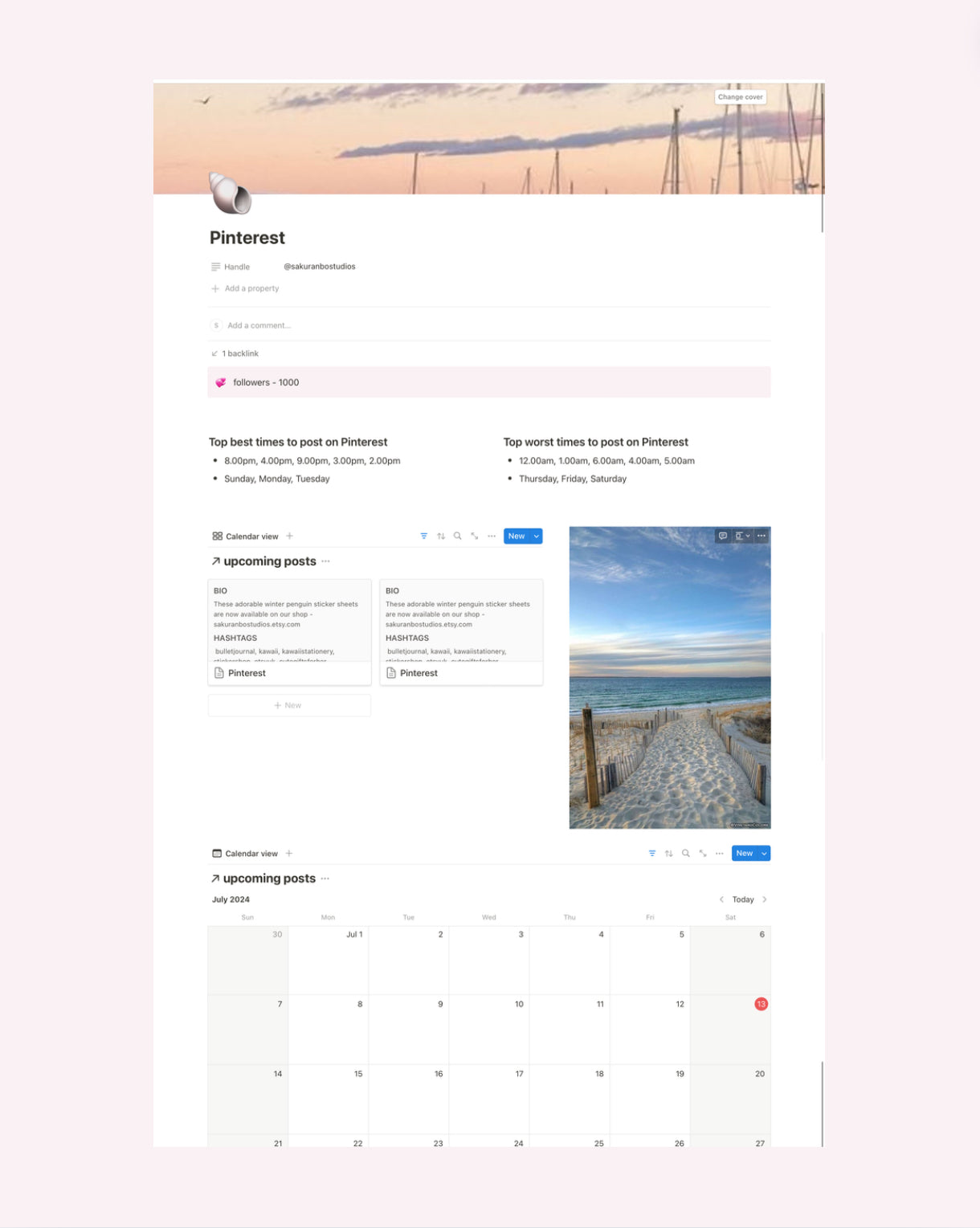 Social Media Planner