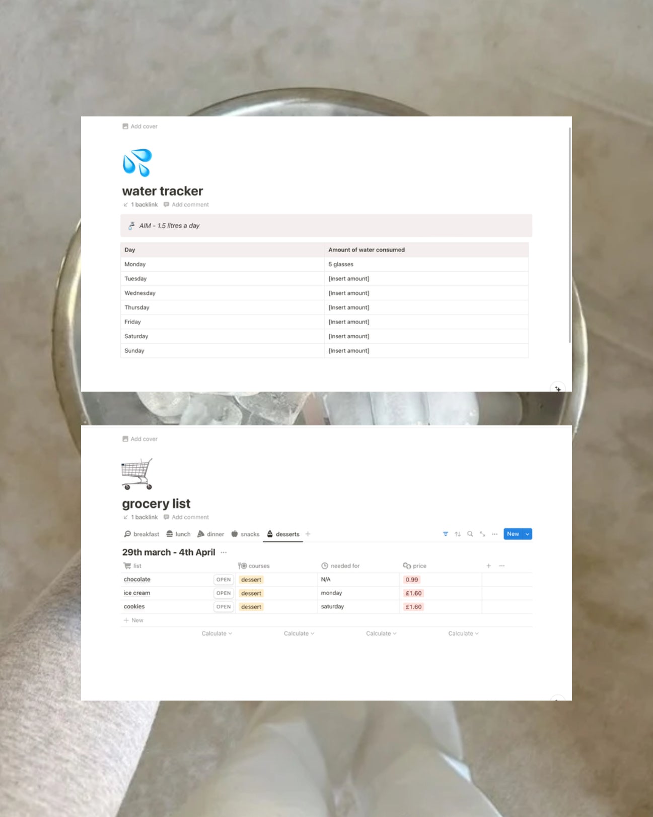 Clean Girl Meal Planner