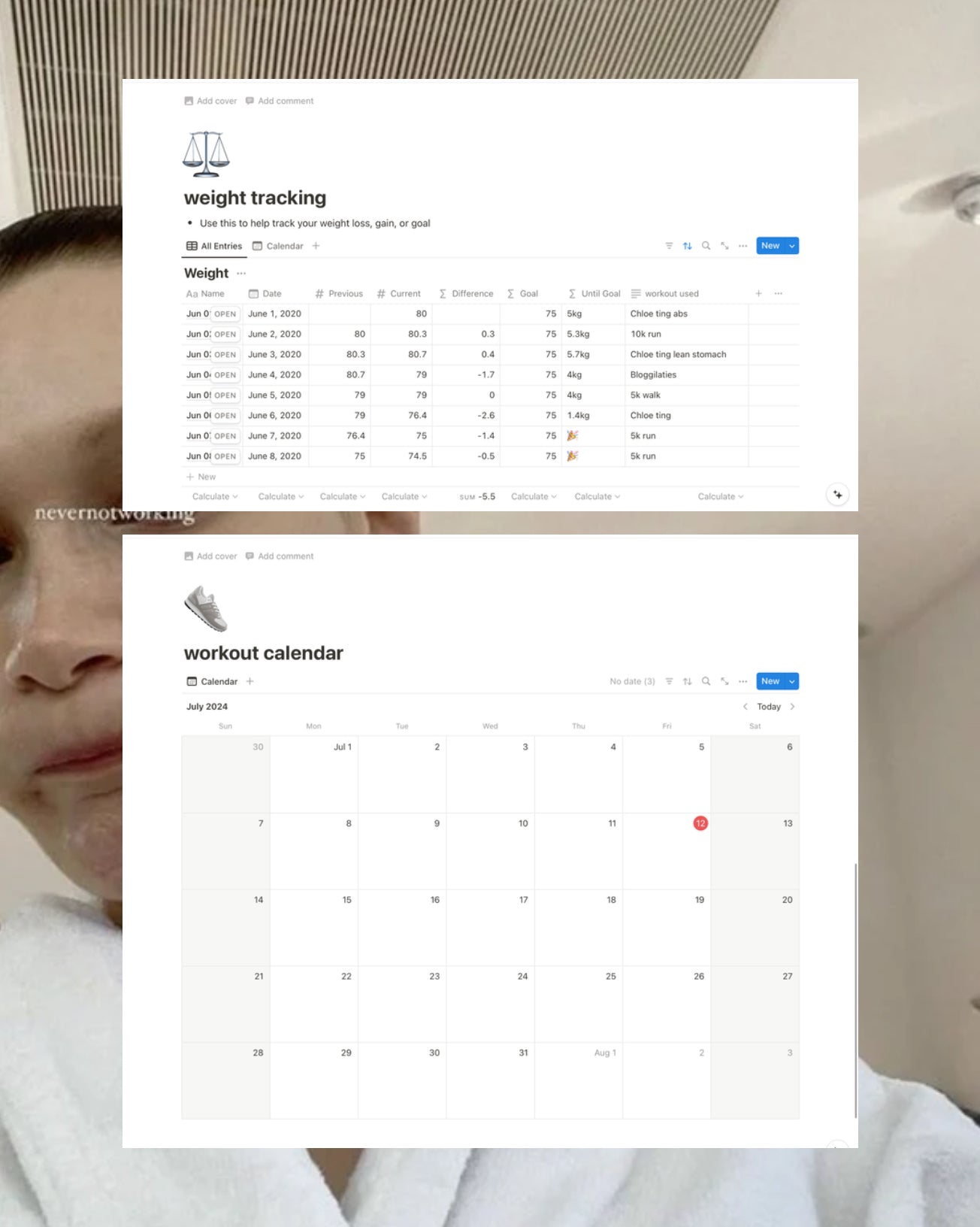 Fitness Planner