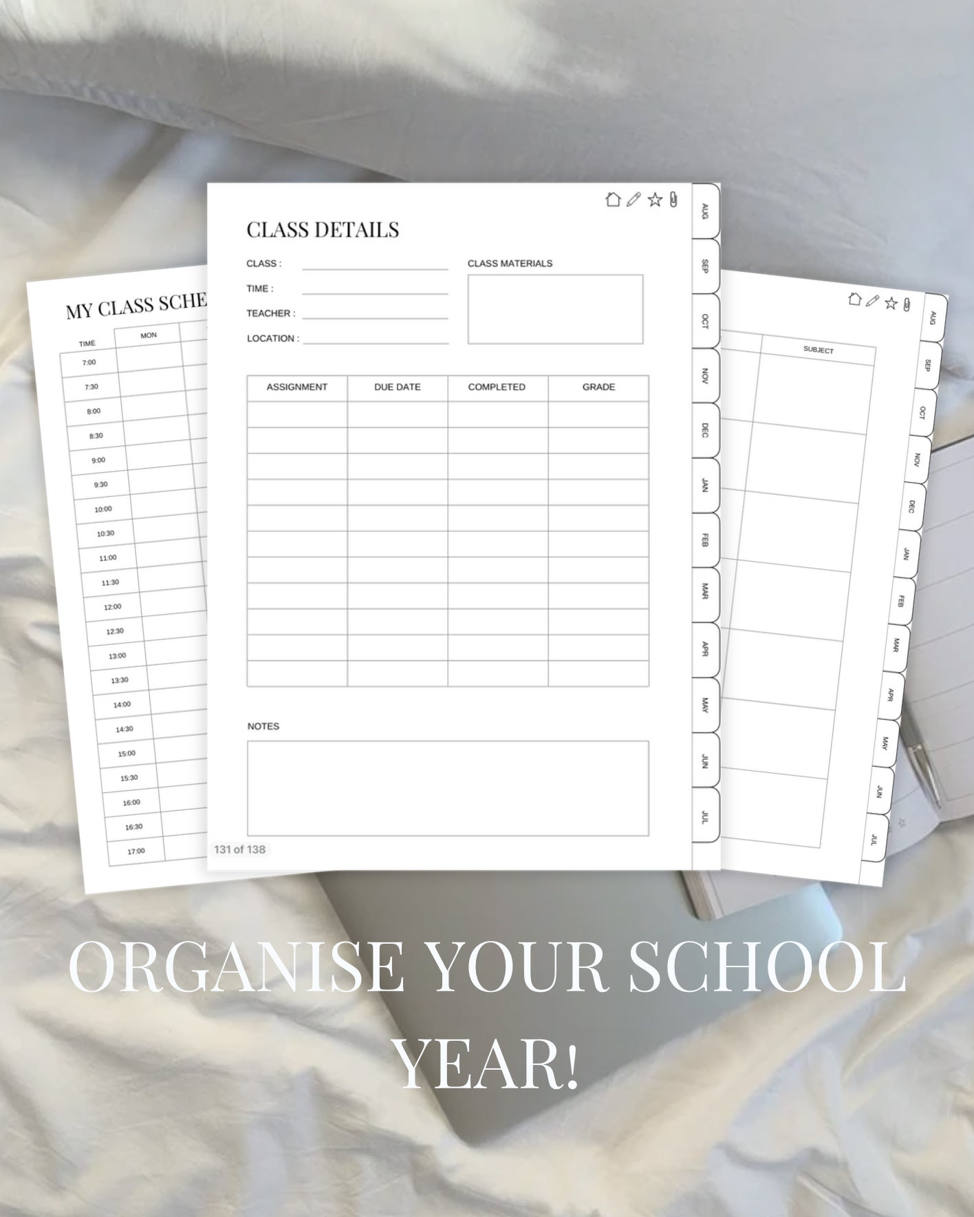 Aesthetic Goodnotes Student Planner
