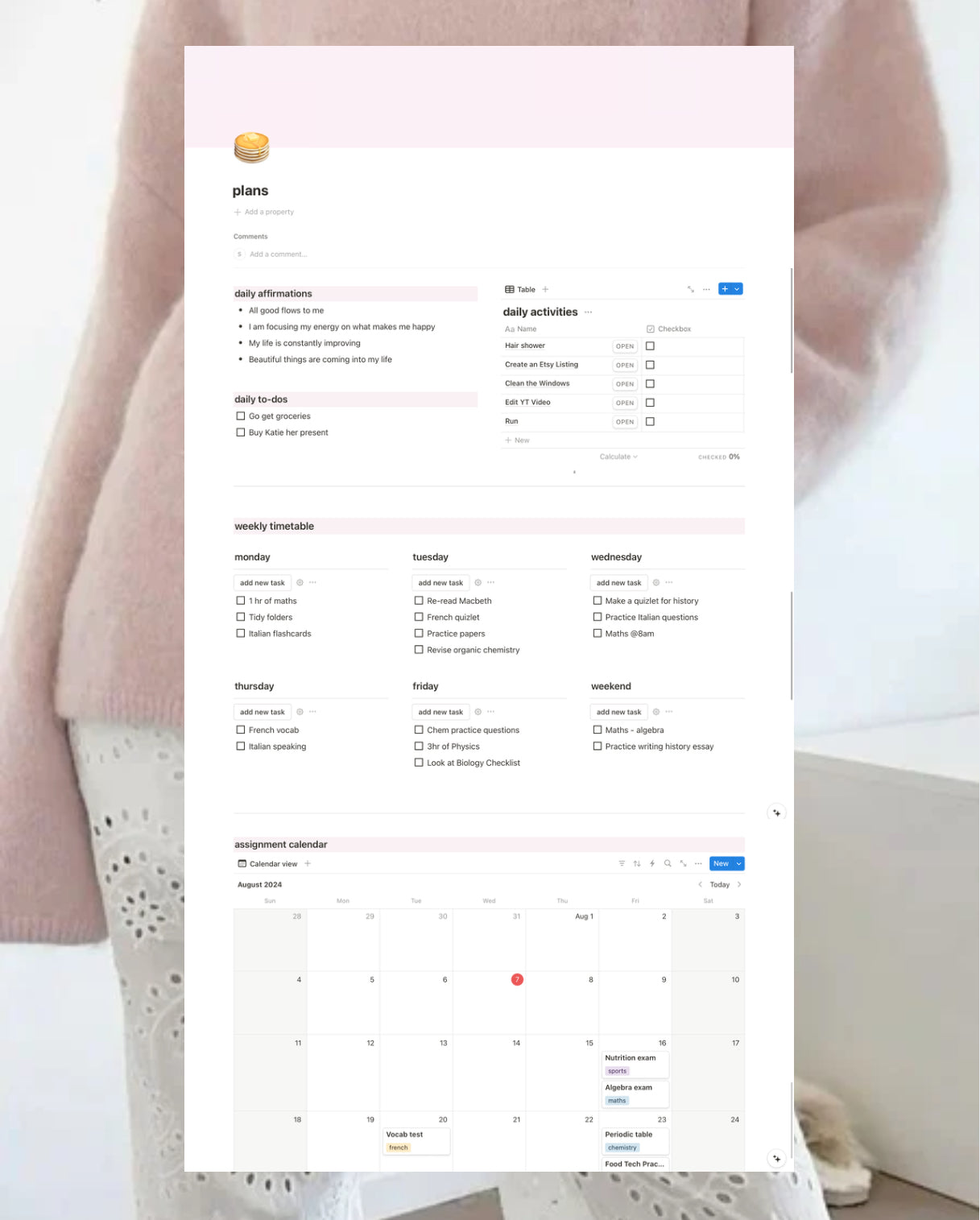 2025/26 Student Planner