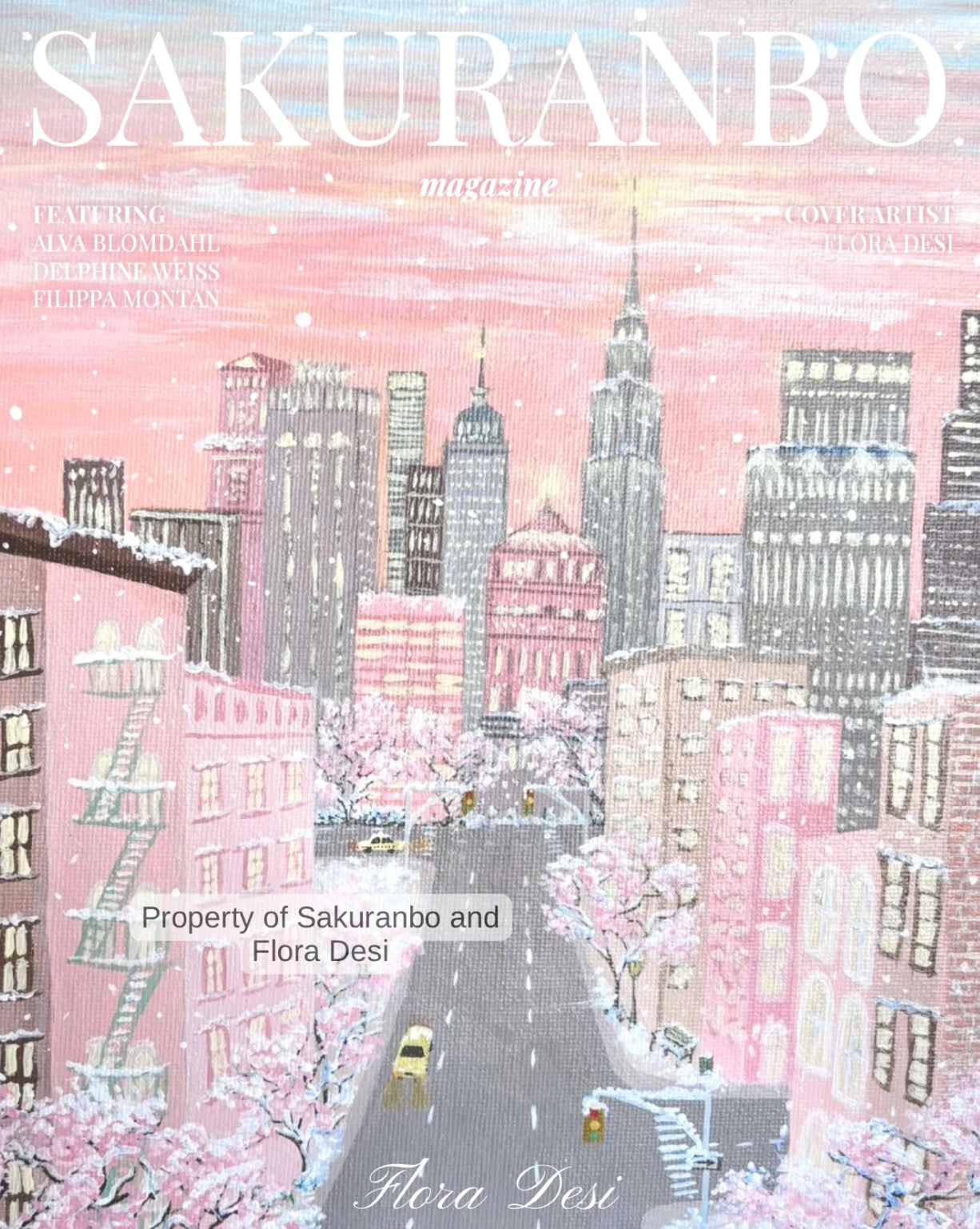 Sakuranbo x Flora Desi NYC Poster
