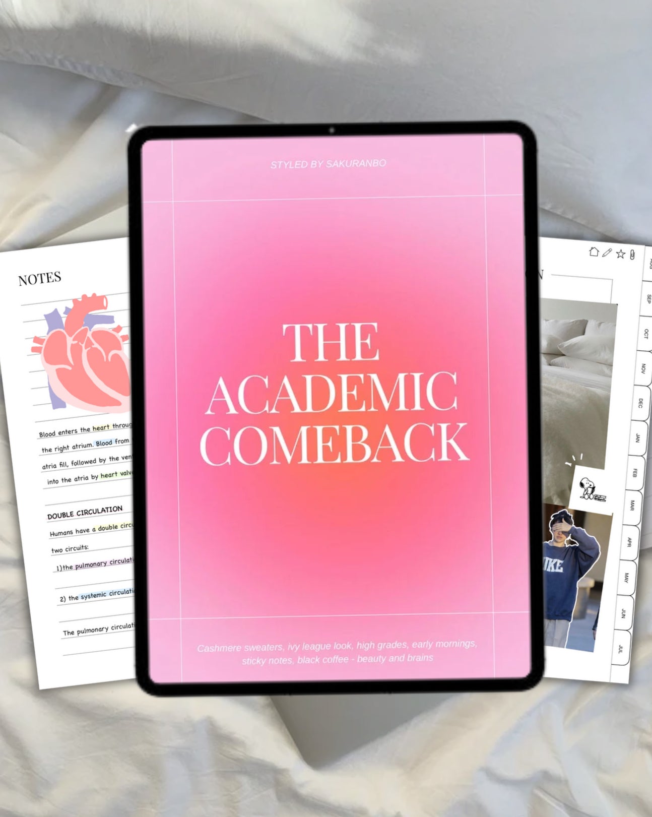 Aesthetic Goodnotes Student Planner