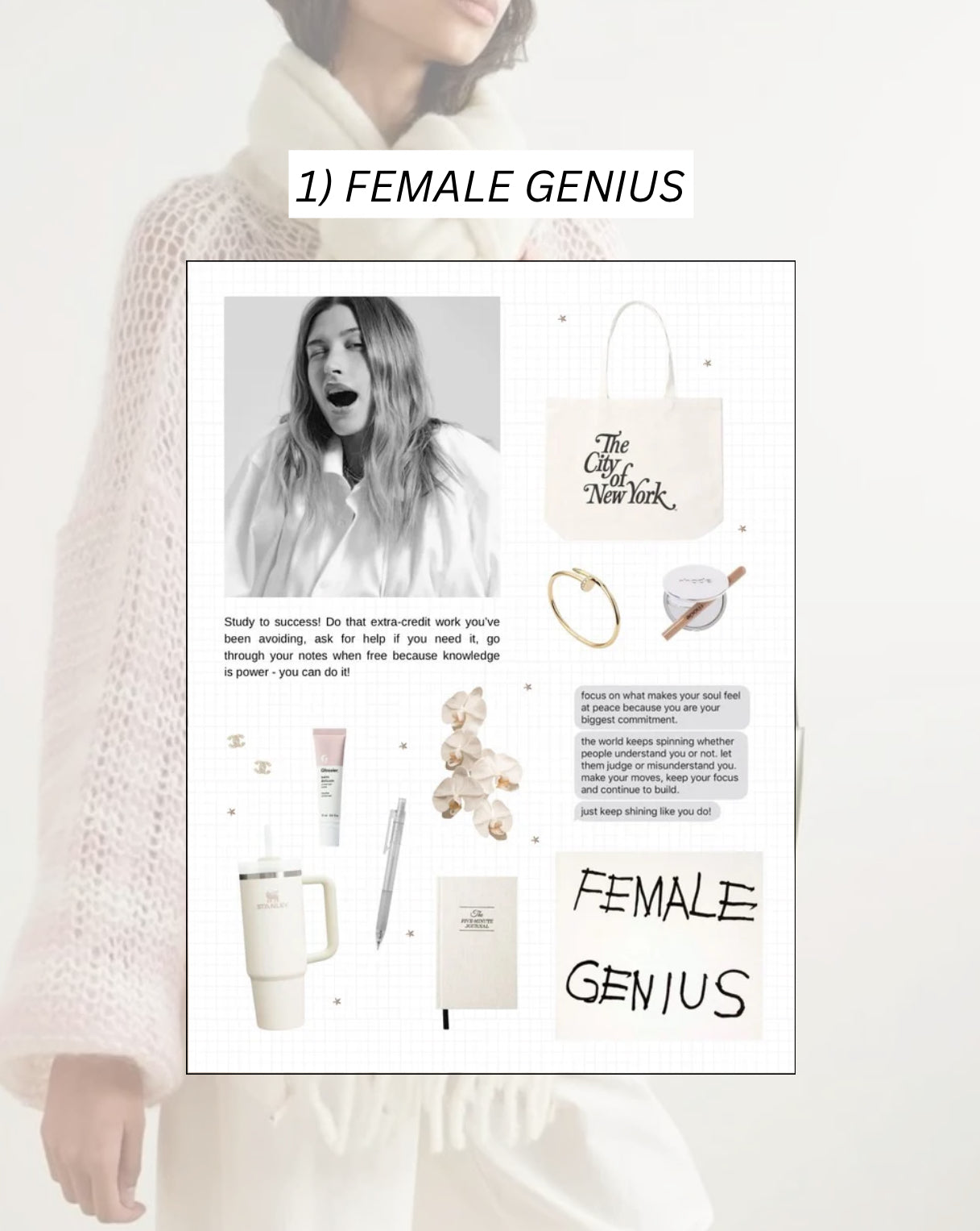 Female Genius Posters Set Of 4