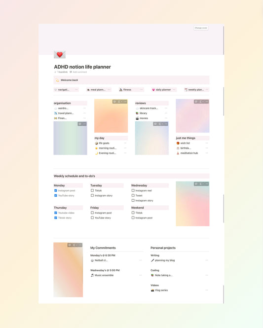 ADHD Life Planner