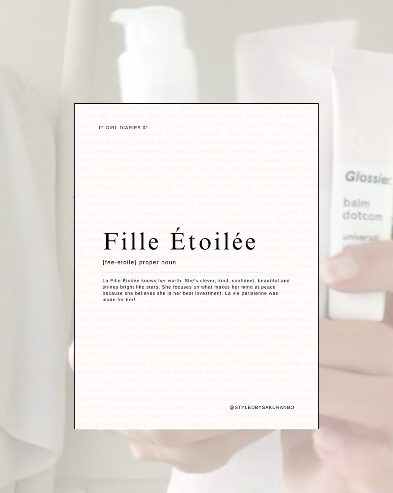 La Fille Étoilee Poster