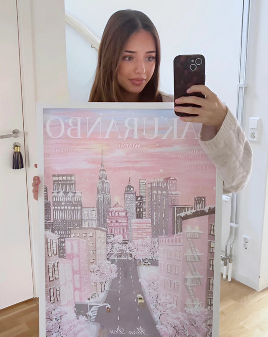 Sakuranbo x Flora Desi NYC Poster