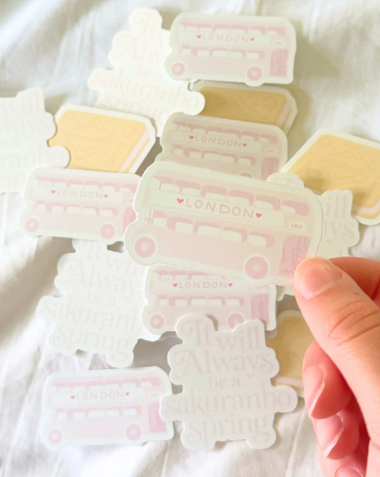 London Drop Stickers
